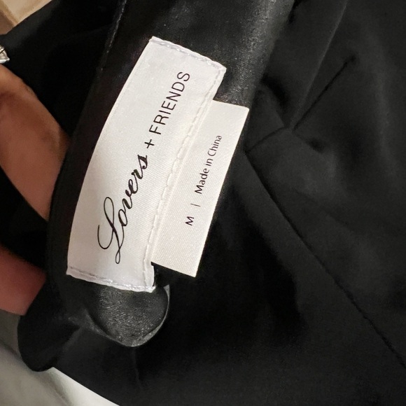 Lovers and Friends Racer Mini Dress in Black - Picture 8 of 9